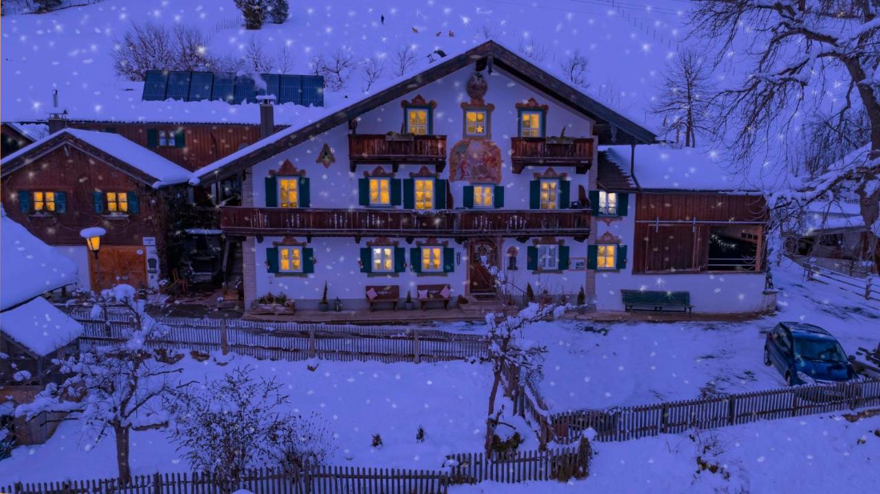 Haus Holler Lejlighed Wallgau Eksteriør billede